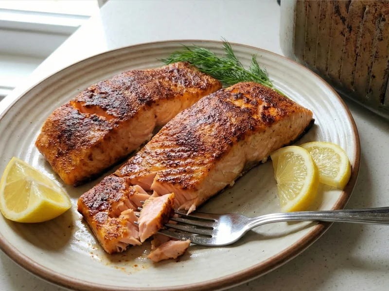 Air Frying Salmon Fillets